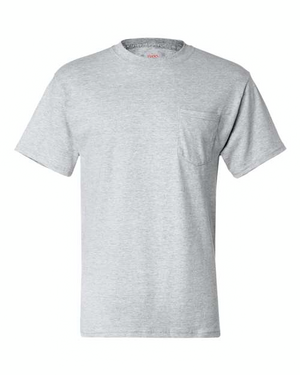 Hanes 5190 Ash front