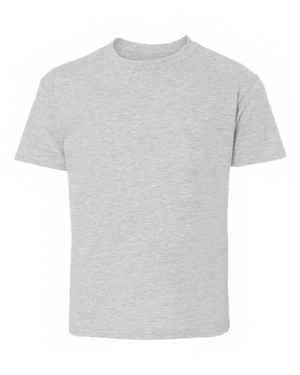 Hanes 498Y Ash front