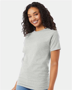 Hanes 5280 Ash model side