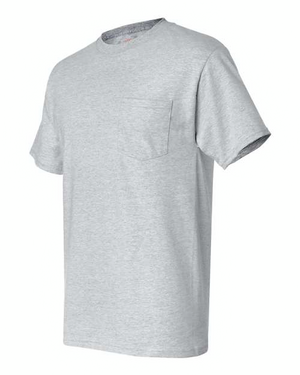 Hanes 5190 Ash side