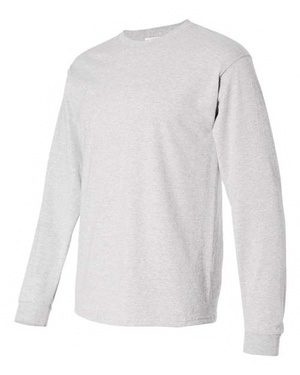 Hanes 5586 Ash side