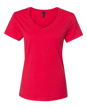 Hanes S04V Athletic Red front