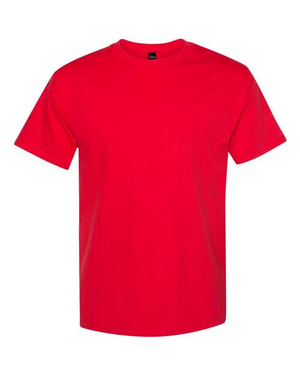 Hanes 5180 Athletic Red front