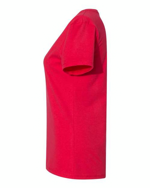 Hanes S04V Athletic Red direct side