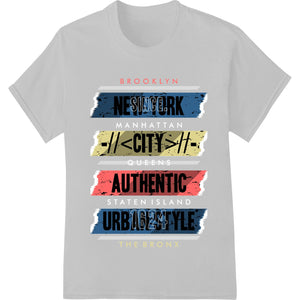 Authentic Brooklyn Urban Style Graphic Heat Transfer - SUPERDTF - DTF Prints - DTF Transfers - Custom DTF Prints