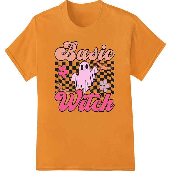 Basic Witch: Cute Ghost Halloween DTF Print Heat Transfer - SUPERDTF - DTF Prints - DTF Transfers - Custom DTF Prints