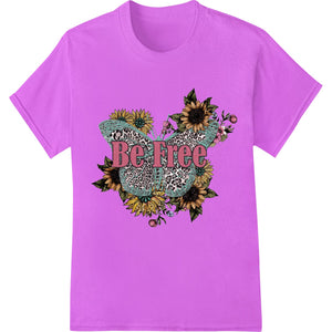 Be Free: Butterfly DTF Print Heat Transfer by Super DTF - SUPERDTF - DTF Prints - DTF Transfers - Custom DTF Prints