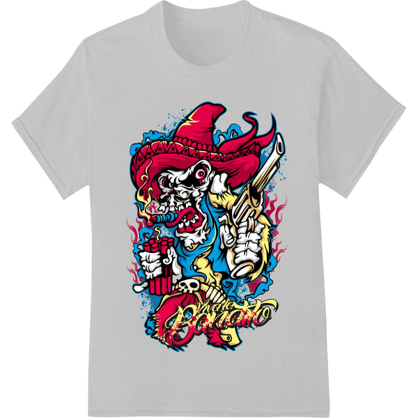 Colorful graffiti-style monster illustration, perfect for DTF heat transfer printing on t-shirts and apparel