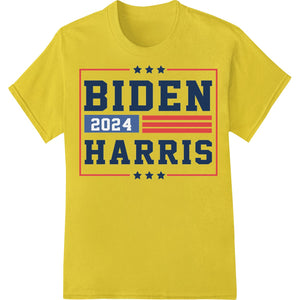 Biden - Harris 2024 Campaign DTF Print Heat Transfer - SUPERDTF - DTF Prints - DTF Transfers - Custom DTF Prints