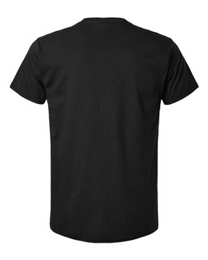 Hanes 498PT Black back