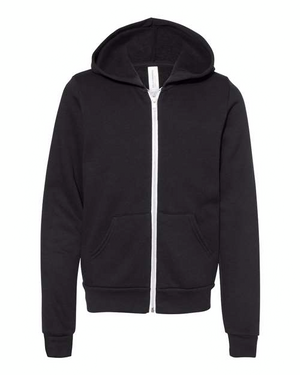 BELLA + CANVAS 3739Y Black front