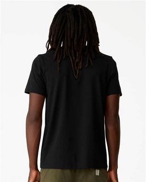 BELLA + CANVAS 3001ECO Black model back