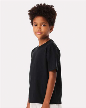 BELLA + CANVAS 3010Y Black model side