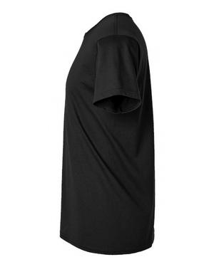 Hanes 498PT Black direct side
