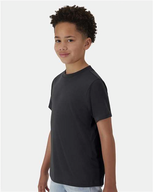 Hanes 484Y Black model side