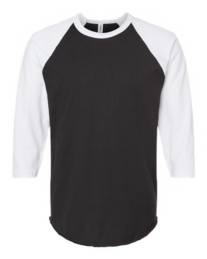 Tultex 245 Black/ White front