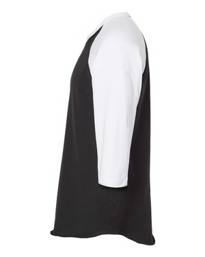 Tultex 245 Black/ White direct side
