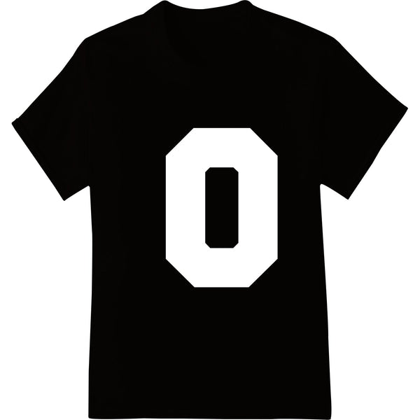 Blank white background image for creating custom direct-to-film heat transfers for apparel printing