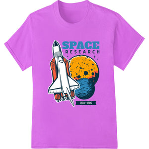 Blast Off Into The Unknown With This Space Research Design - SUPERDTF - DTF Prints - DTF Transfers - Custom DTF Prints