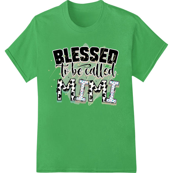 Blessed Mimi: Celebrate Grandma's Love | Mother's Day DTF Print - SUPERDTF - DTF Prints - DTF Transfers - Custom DTF Prints