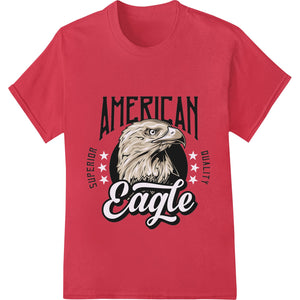 Bold American Eagle DTF Print Heat Transfer Design - SUPERDTF - DTF Prints - DTF Transfers - Custom DTF Prints