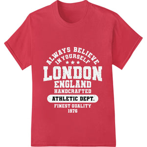 Bold 'ATHLETIC DEPT.' Heat Transfer for Sporty Style - SUPERDTF - DTF Prints - DTF Transfers - Custom DTF Prints