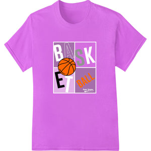 Bold Basketball DTF Print Heat Transfer | Super DTF - SUPERDTF - DTF Prints - DTF Transfers - Custom DTF Prints