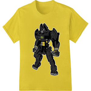 Bold Batman Silhouette DTF Heat Transfer - Superhero Style - SUPERDTF - DTF Prints - DTF Transfers - Custom DTF Prints