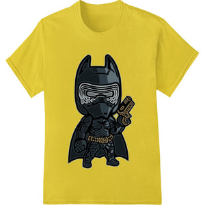 Bold Batman Silhouette - Iconic DC Superhero DTF Heat Transfer - SUPERDTF - DTF Prints - DTF Transfers - Custom DTF Prints