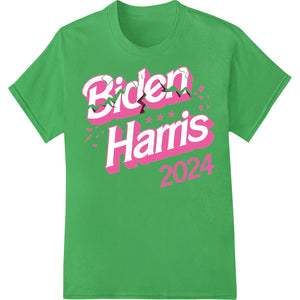 Bold Biden Harris 2024 Campaign DTF Print Heat Transfer - SUPERDTF - DTF Prints - DTF Transfers - Custom DTF Prints