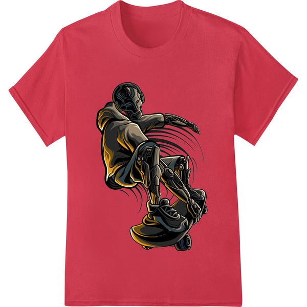 Bold black and gold illustrated superhero design, perfect for DTF (Direct to Film) transfer printing on apparel and...