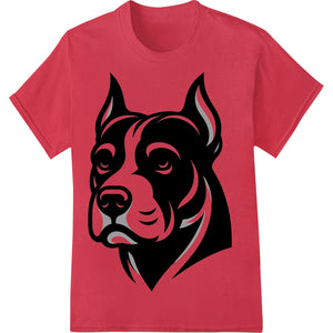 Bold Boston Terrier Silhouette - Sleek DTF Heat Transfer - SUPERDTF - DTF Prints - DTF Transfers - Custom DTF Prints