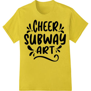 Bold Cheer Subway Art | Motivational DTF Print Heat Transfer - SUPERDTF - DTF Prints - DTF Transfers - Custom DTF Prints