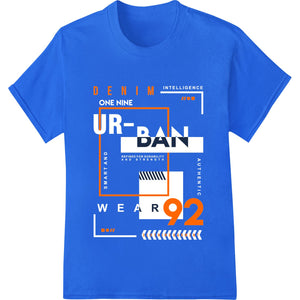 Bold 'DENIM DAN 92' DTF Print Heat Transfer - SUPERDTF - DTF Prints - DTF Transfers - Custom DTF Prints