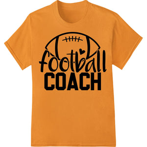 Bold 'Football Coach' DTF Print Heat Transfer Design - SUPERDTF - DTF Prints - DTF Transfers - Custom DTF Prints