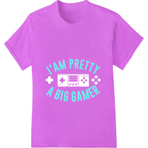 Bold Gaming Slogan DTF Heat Transfer - Gamer Pride - SUPERDTF - DTF Prints - DTF Transfers - Custom DTF Prints