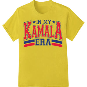 Bold 'IN MY KAMALA ERA' DTF Print Heat Transfer Design - SUPERDTF - DTF Prints - DTF Transfers - Custom DTF Prints