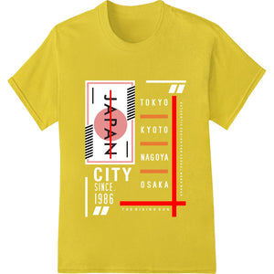 Bold Japan Typography Graphic Heat Transfer Print by Super DTF - SUPERDTF - DTF Prints - DTF Transfers - Custom DTF Prints