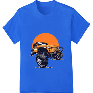 Bold Jeep Silhouette: Unleash Your Adventurous Spirit - SUPERDTF - DTF Prints - DTF Transfers - Custom DTF Prints