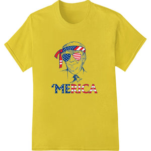 Bold 'MERICA Patriotic Portrait Heat Transfer Print - SUPERDTF - DTF Prints - DTF Transfers - Custom DTF Prints