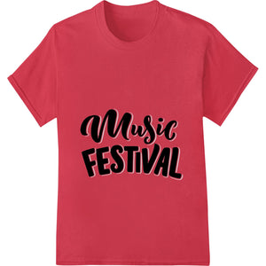 Bold 'Music Festival' Heat Transfer | Super DTF - SUPERDTF - DTF Prints - DTF Transfers - Custom DTF Prints