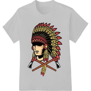 Bold Native American Indian Chief Headdress DTF Print - SUPERDTF - DTF Prints - DTF Transfers - Custom DTF Prints