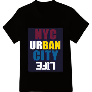 Bold NYC Urban City 2017 DTF Print Heat Transfer - SUPERDTF - DTF Prints - DTF Transfers - Custom DTF Prints