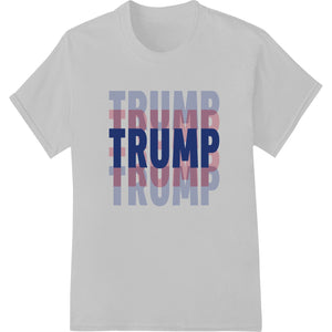 Bold Patriotic TRUMP Typography DTF Print Heat Transfer - SUPERDTF - DTF Prints - DTF Transfers - Custom DTF Prints