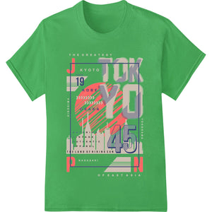 Bold Tokyo 1945 Abstract Geometric DTF Print Heat Transfer - SUPERDTF - DTF Prints - DTF Transfers - Custom DTF Prints