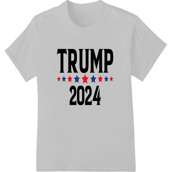 'TRUMP 2024' design DTF print heat transfer for custom apparel like t-shirts, hoodies, and caps - easy to apply and...