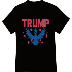 Bold Trump 2024 Eagle | Patriotic DTF Print Heat Transfer - SUPERDTF - DTF Prints - DTF Transfers - Custom DTF Prints