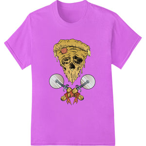 Bone Appetit! Skull Pizza Horror DTF Print Heat Transfer - SUPERDTF - DTF Prints - DTF Transfers - Custom DTF Prints