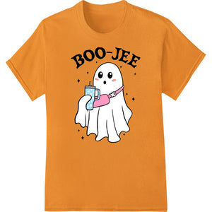 Boo - jee Ghost: Cute Halloween DTF Print from Super DTF - SUPERDTF - DTF Prints - DTF Transfers - Custom DTF Prints