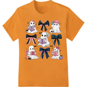 Boo - tiful Besties: Adorable Ghost Pals with Cute Bows - SUPERDTF - DTF Prints - DTF Transfers - Custom DTF Prints